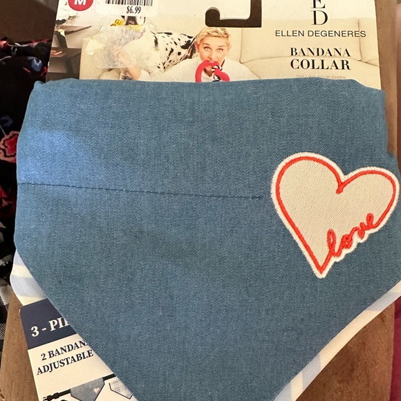 Bandana Collar 3 piece set- Ellen Degeneres - Picture 2 of 4